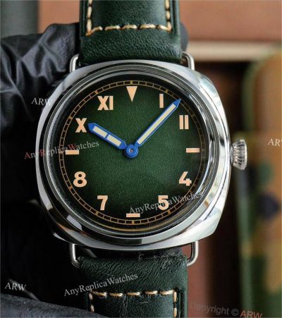 Best Copy New Panerai Radiomir PAM01349 California Green Dial Silver Case